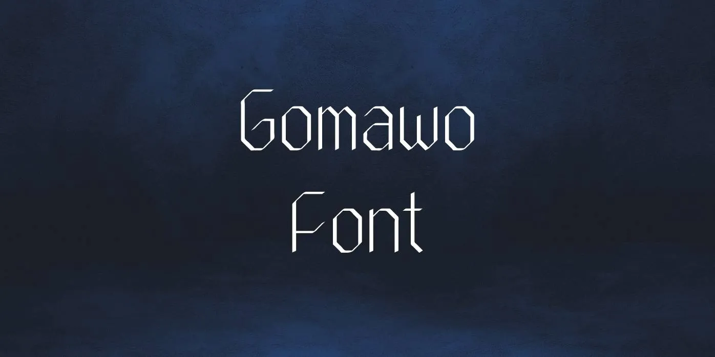 Gomawo Font Free Downlaod