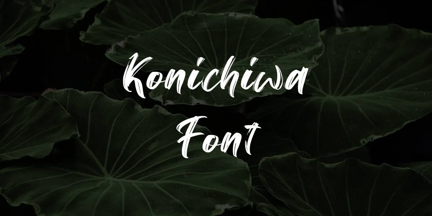 Konichiwa Font Free Download