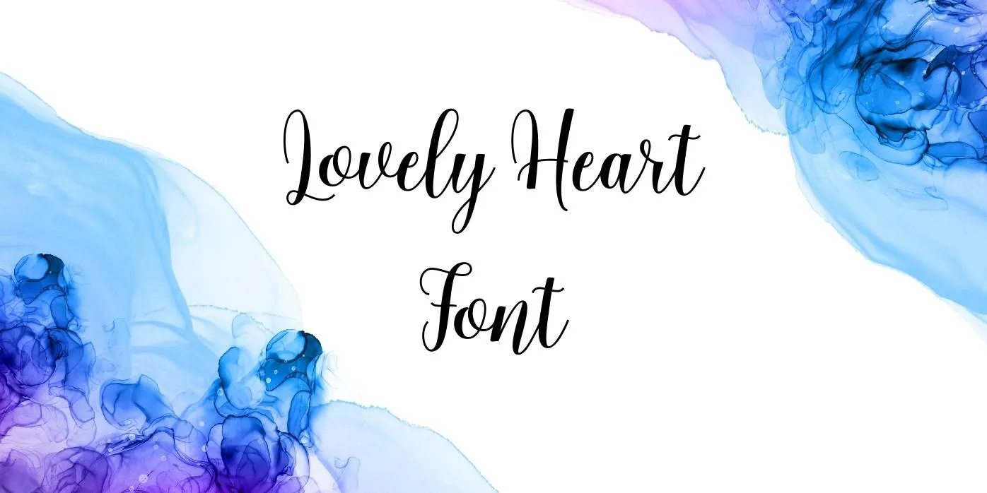 Lovely Heart Font Free Download
