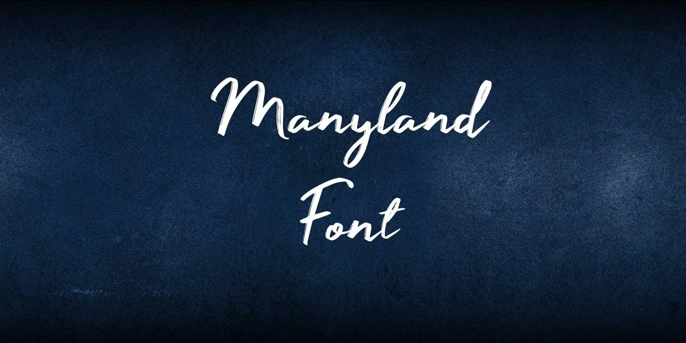 Manyland Font Free Download