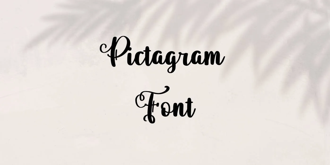 Pictagram Font Free Download
