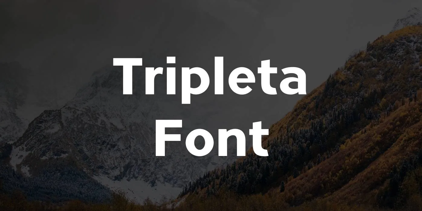 Tripleta Font Free Download