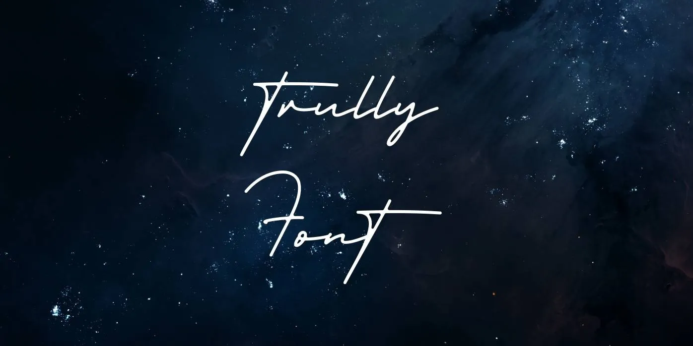 Trully Font Free Download