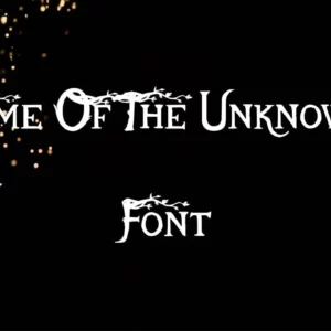 Tome of the Unknown Font Free Download
