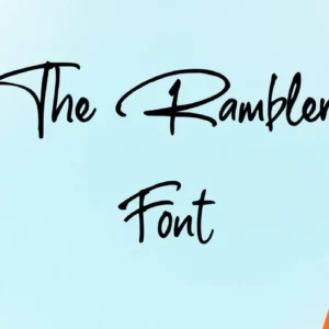 The Rambler Font Free Download