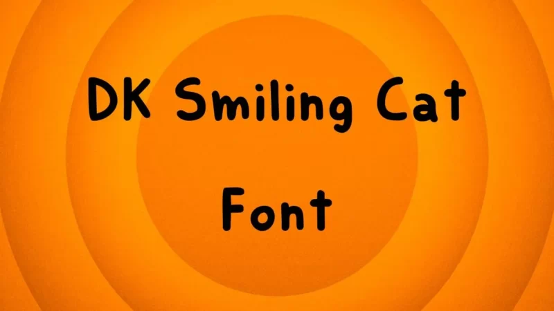 DK Smiling Cat Font Free Download