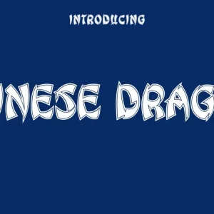 Chinese Dragon Font Free Download
